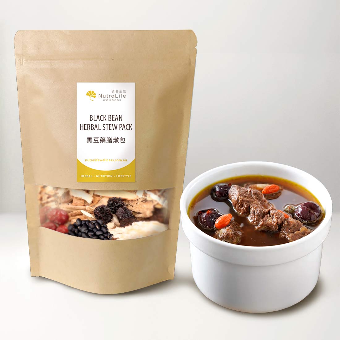 Black Bean Herbal Stew Pack-Nutralife Wellness